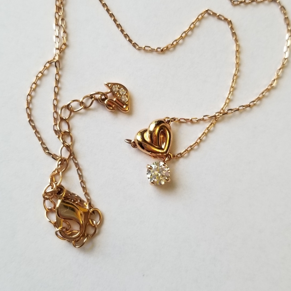❗Swarovski Rose Gold Lifelong Heart Pendant❗
